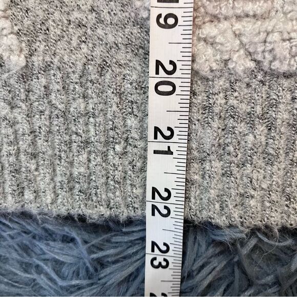 Illa Illa Gray Star Boucle Oversized Sweater Size S M - Picture 6 of 6